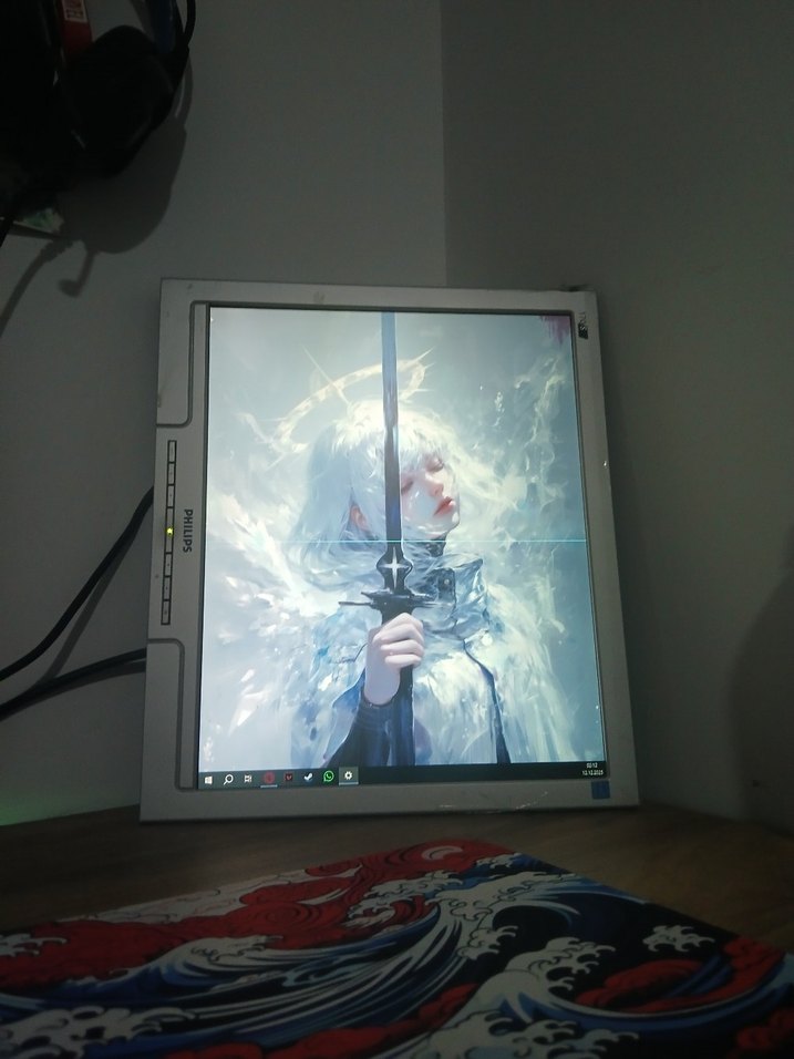 Gri Philips Monitör - Görsel 4