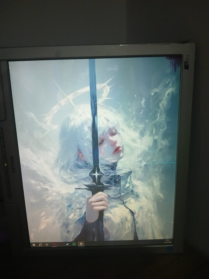 Gri Philips Monitör - Görsel 3