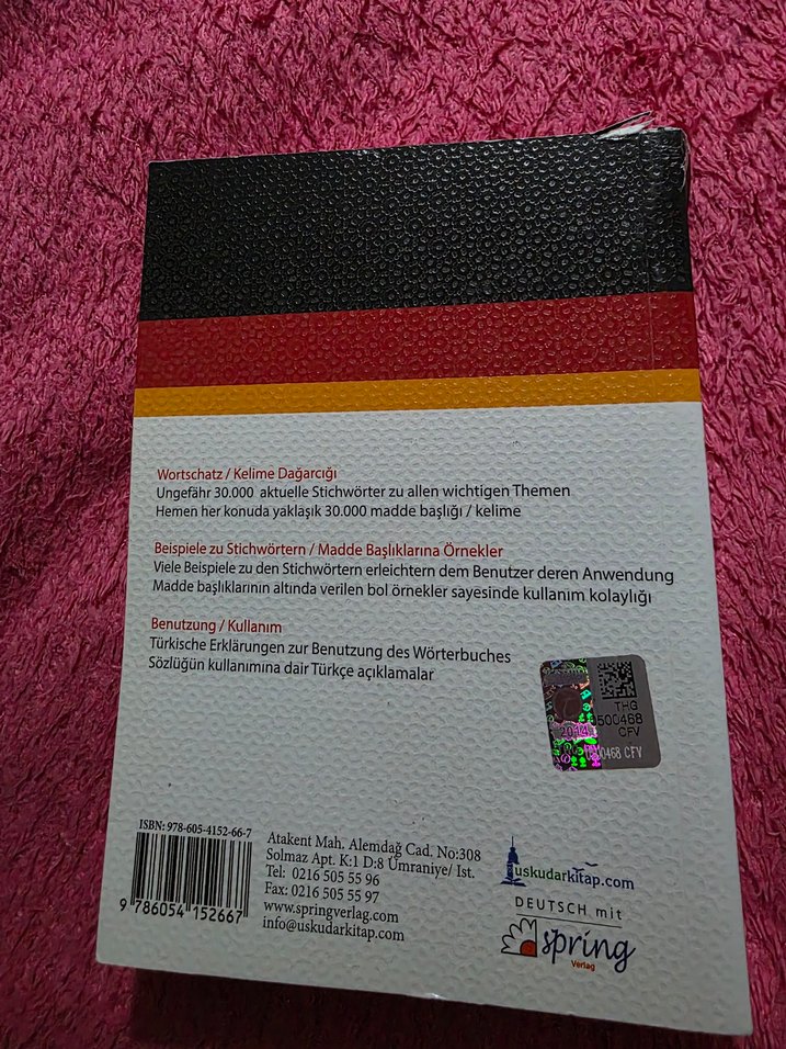 DAS Almanca-Türkçe Cep Sözlüğü - Görsel 2