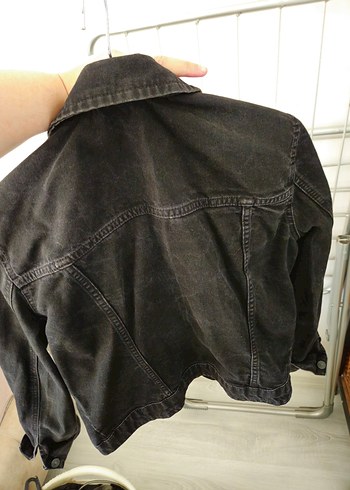 Siyah Düğmeli Kadın Kot Ceket - LCW - Görsel 4