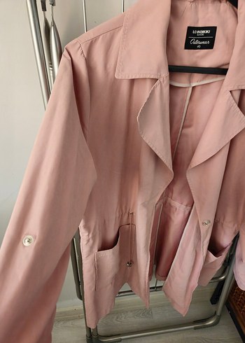 Pembe Midi Kadın Trençkot - Görsel 3