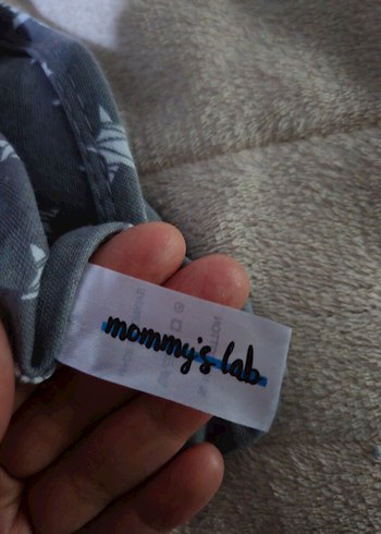 Gri Yıldız Desenli Bebek Kundak - Görsel 6