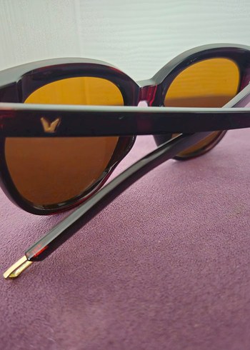 Klasik Parlak Kahverengi Kadın Gözlüğü - Görsel 5