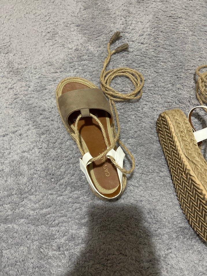 bilekten dolamalı kadın sandalet - Görsel 5