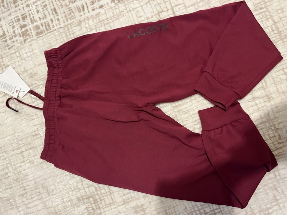 Bordo Kadın  Fermuarlı Eşofman Altı - Görsel 3