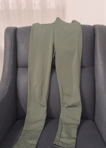 Trendyol haki Kadın tayt - Görsel 2