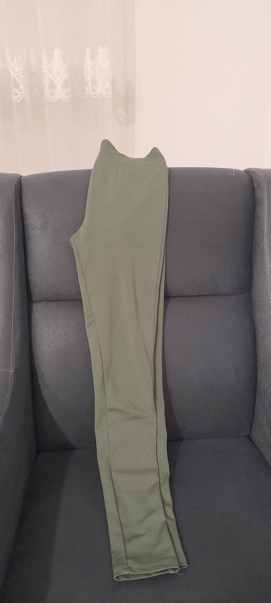 Trendyol haki Kadın tayt - Görsel 3