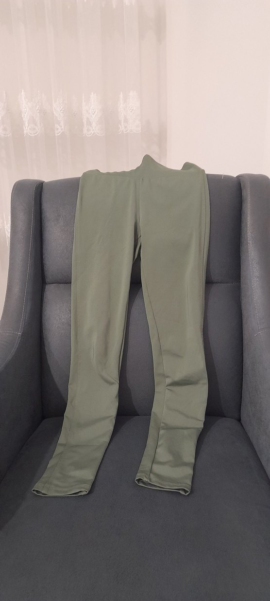 Trendyol haki Kadın tayt - Görsel 2