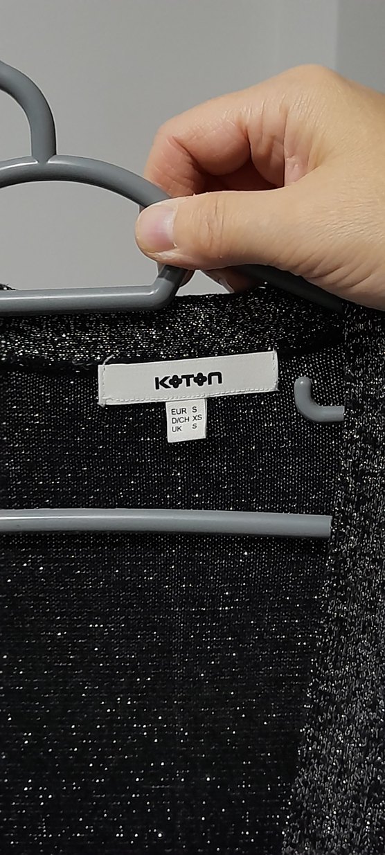 Kadın Gri Simli  Hırka - Görsel 2