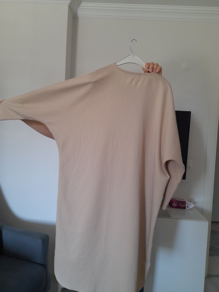 cok az kullanılmış bej renk ceket - Görsel 4