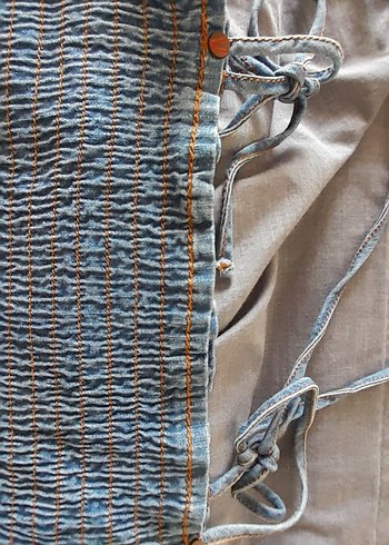 sıfır kot elbise - Görsel 4