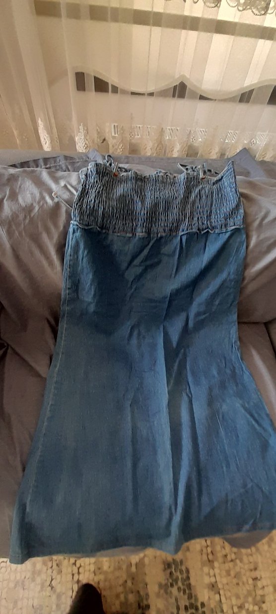 sıfır kot elbise - Görsel 3