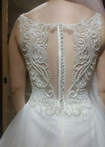 Dantel Detaylı Straplez Pembe Mini Elbise - Görsel 7