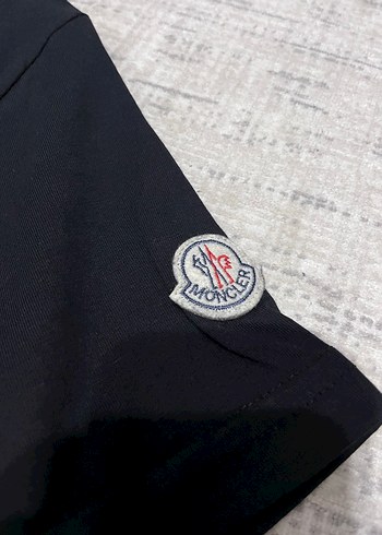 Moncler Siyah Baskılı Erkek Tişört - Görsel 2