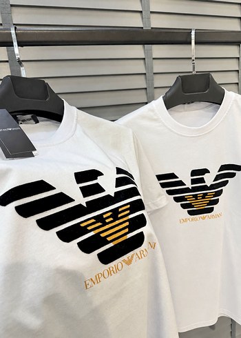 Emporio Armani Beyaz Emporio Armani Erkek Tisort