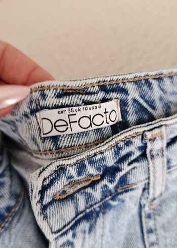 Defacto Defacto Bol Kesim Straight Leg Kot Pantolon