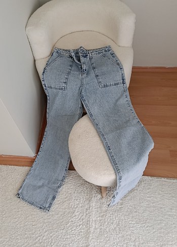 Defacto Bol Kesim Straight Leg Kot Pantolon