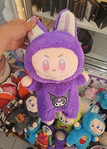 Mor Figürlü Peluş Oyuncak
