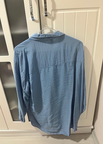 Mavi Bohem Kadın Keten Gömlek - Görsel 2