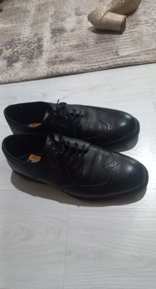 Klasik Siyah Erkek Deri Ayakkabı - Görsel 2