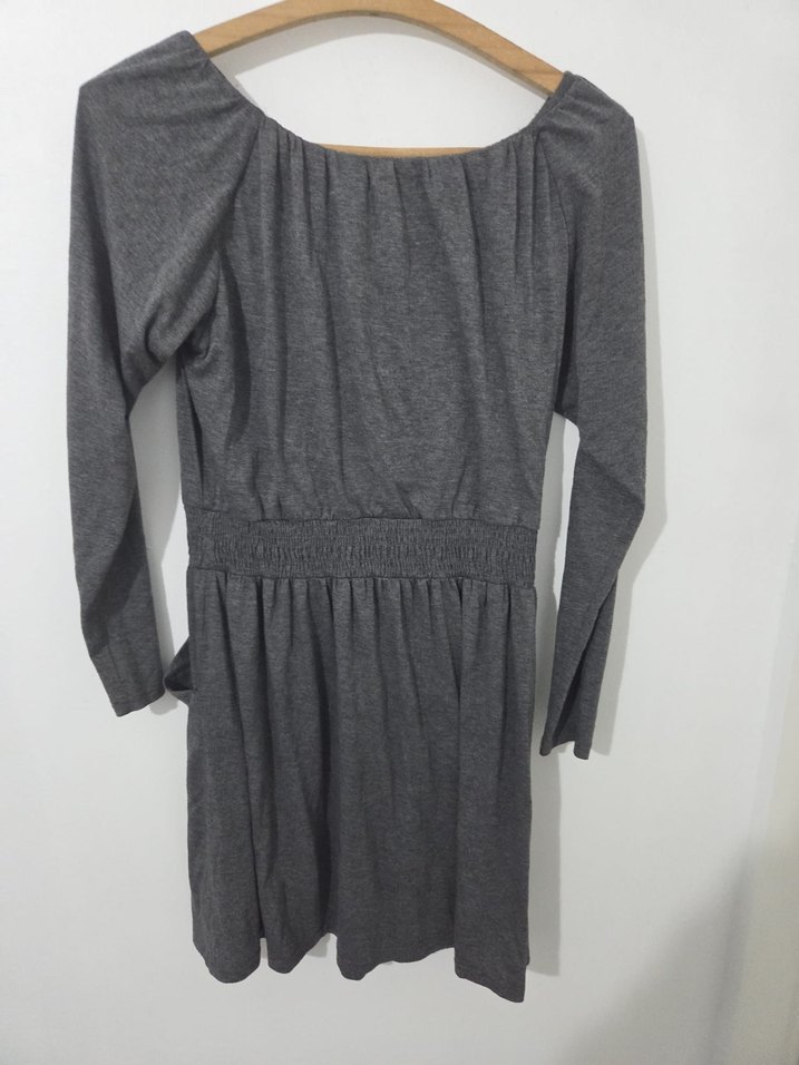 Gri elbise - Görsel 2