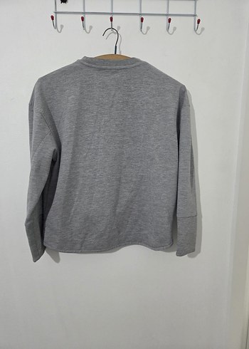 Gri orjinal sketchersSweatshirt Uzun Kollu Rahat Kesim - Görsel 2