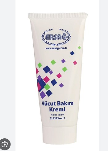 Ersag vücut bakımı krem