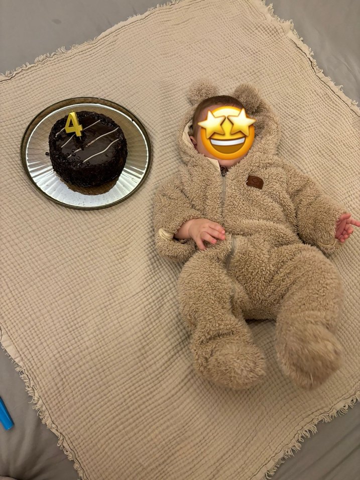 Kahverengi Bebek Peluş Tulum - Görsel 3