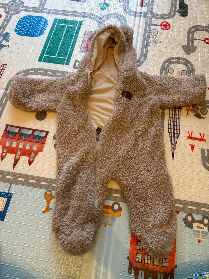 Kahverengi Bebek Peluş Tulum - Görsel 2