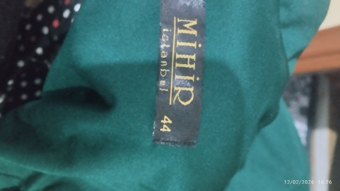 Yeşil Payetli Uzun Abiye Elbise - Görsel 3