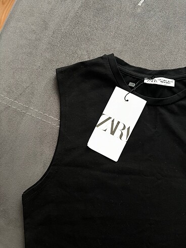 l Beden siyah Renk zara mini üst bluz