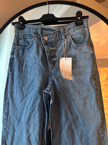 zara 5 düğmeli jean