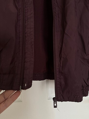 m Beden bordo Renk Yağmurluk