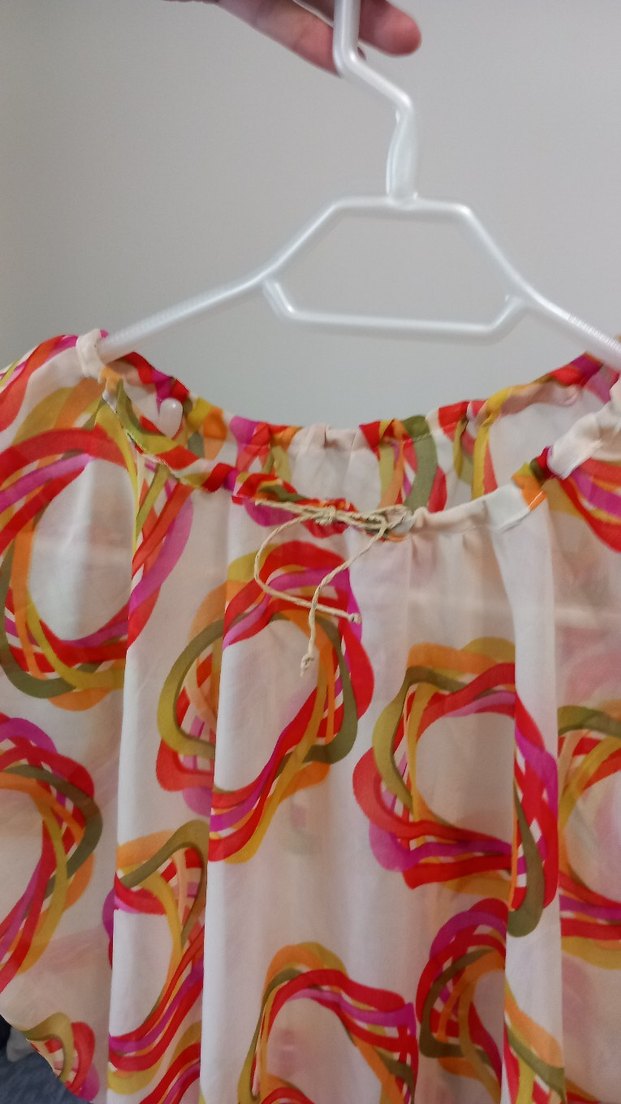 Renkli Bağlama Desenli  Pareo - Görsel 2