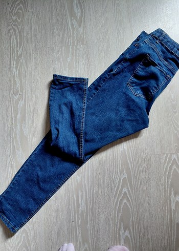 Lacivert Kadın Denim Jean