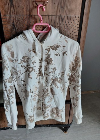 Düğmeli Yüksek Yaka Kadın Sweatshirt