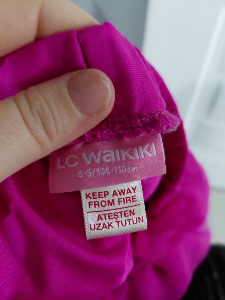 Pembe Kız Çocuk Fırfırlı Etek - Görsel 3