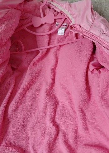 Kız Çocuk Pembe Fermuarlı Mont - Görsel 5