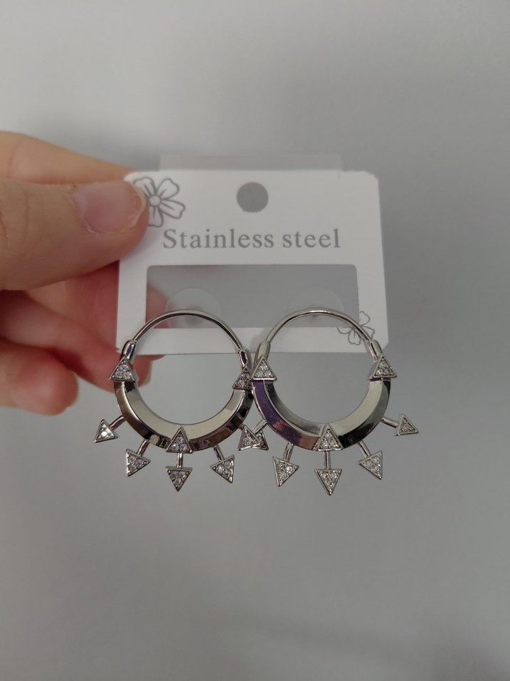 Sıfır çelik küpeler - Görsel 4