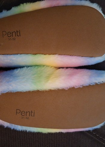 tüylü ev terliği, panduf, patik - Görsel 2