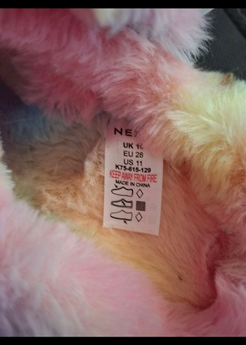 Next Peluş Unicorn Terlik - Görsel 5