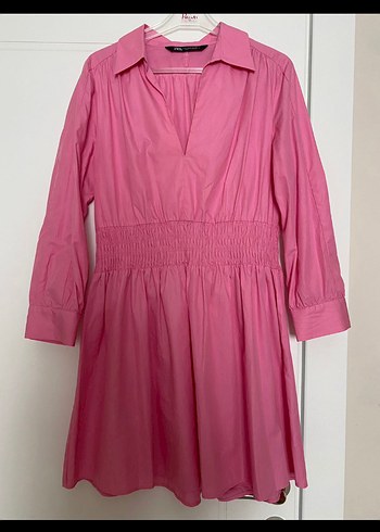 Zara Zara pembe elbise