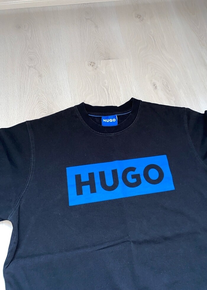 Hugo Siyah Kaliteli Tişört XL beden - Görsel 2