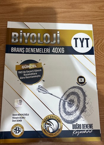 TYT Biyoloji Branş Denemeleri Bilgi Sarmal