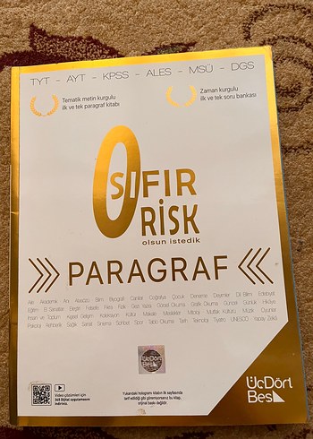 345 Sıfır Risk Paragraf Soru Bankası 2025
