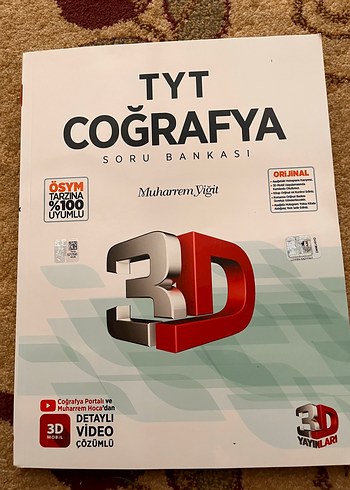 TYT Coğrafya 3D Soru Bankası 2025