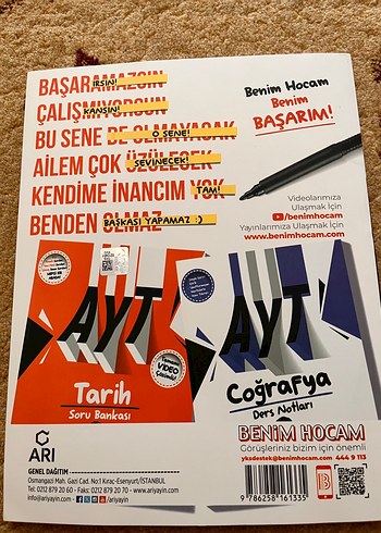  BENİM HOCAM AYT Tarih Ders Notları 2025