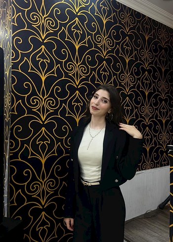 Siyah  kısa Kadın Blazer Ceket - Görsel 2