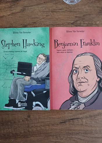 Stephen Hawking ve Benjamin Franklin Biyografi Kitapları