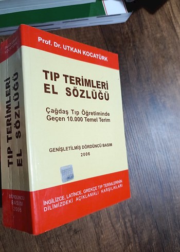Tıp Terimleri El Sözlüğü - Prof. Dr. Utkan Kocatürk